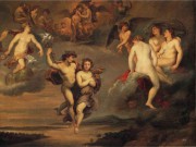 古典人物油画 神话人物 欧洲古典人物油画酒店油画 壁画油画