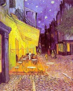 文森特·威廉·梵高Vincent Willem van Gogh 油画作品 咖啡馆