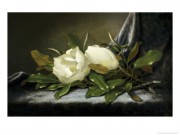 桌上的美丽花朵油画 GDH050