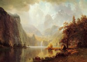 美国风景油画 大峡谷油画 阿尔伯特 古典风景MGFJ003