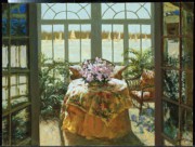 室内花园景油画 门窗景油画 MCJ028