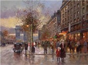 巴黎街景油画 大芬村油画 BLJJ0126