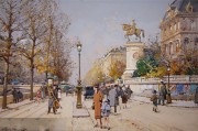 巴黎街景油画 BLJJ0184