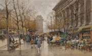 巴黎街景油画 BLJJ0183