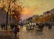巴黎街景油画 BLJJ0165