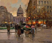 巴黎街景油画 BLJJ0166