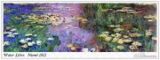 莫奈油画 印象荷兰花池 Claude Monet 0070