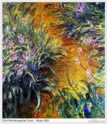 莫奈油画 Claude Monet 河边007