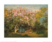 莫奈油画 花园景   Claude Monet091