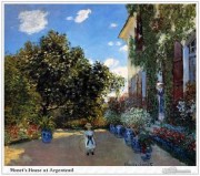 莫奈油画 Claude Monet 花园
