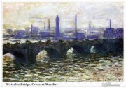 莫奈油画 Claude Monet 桥