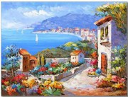 地中海风情油画 中东风格油画 DZH063