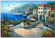 地中海风情油画 中东风格油画 DZH068