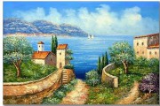 地中海风情油画 中东风格油画 DZH064