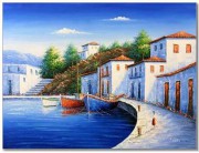 地中海风情油画 中东风格油画 DZH066