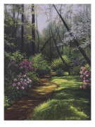 花园景 风景油画 大芬村油画 HYJ113