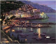 大芬村油画 地中海风景油画 DZH0156