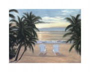 海边的沙滩油画 手绘油画 DHST045
