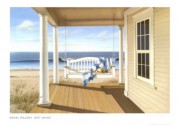 海边的别墅 手绘油画 DHST036