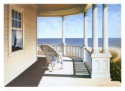 海边的沙滩油画 别墅油画 DHST019