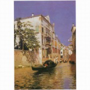 威尼斯风景 酒店装饰油画 手绘油画 038
