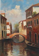威尼斯风景油画 水城油画 酒店油画 WNS011