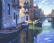 威尼斯风景 酒店装饰油画 手绘油画 042