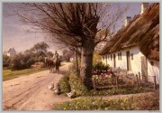 古典乡村油画 英国乡村田园风景 002