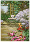 花园景油画  欧式油画 053