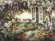 花园景油画  欧式油画 061