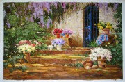 花园景油画  欧式油画 051