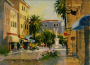 印象街景油画  欧式油画 036