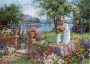 花园景油画  欧式油画 065