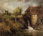 约翰·康斯特布尔 英国乡村风景油画 198