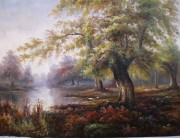 田园风景油画 古典乡村油画 177