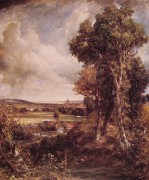 约翰·康斯特布尔 英国乡村风景油画 196