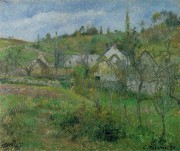 毕沙罗 Camille Pissarro 油画 世界名画 印象派油画 009