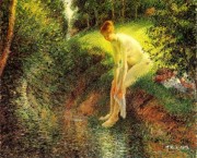 毕沙罗 Camille Pissarro 油画 世界名画 印象派油画 003