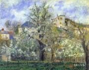毕沙罗 Camille Pissarro 油画 世界名画 印象派油画 001