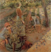 毕沙罗 Camille Pissarro 油画 世界名画 印象派油画 006