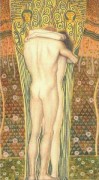 克里姆特 Gustav Klimt 抽象油画 021
