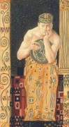 克里姆特 Gustav Klimt 抽象油画 020