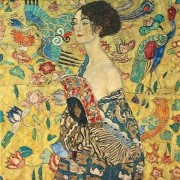 克里姆特 Gustav Klimt 抽象油画 025