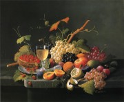 古典水果静物油画 餐厅油画 别墅油画003