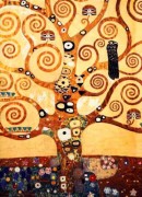 克里姆特 Gustav Klimt 抽象油画 026