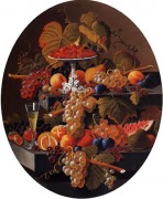 古典水果静物油画 餐厅油画 别墅油画007