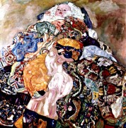 克里姆特 Gustav Klimt 抽象油画 001