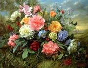 古典花卉油画 欧式油画 别墅配画 027