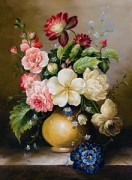 古典花卉油画 欧式油画 餐厅油画140