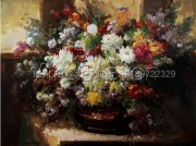 古典花卉油画 欧式油画 餐厅油画152